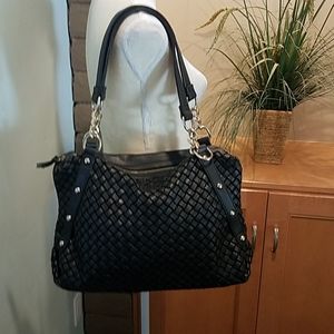 *Black Shoulder Bag, 17" x 11"